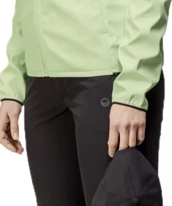 Halti Women's Wedge Softshell Jacket Smoke Green