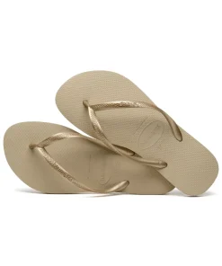 Havaianas Unisex Slim Sand Grey/Light Golden