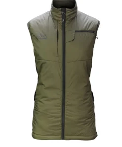 Heat Experience Women's Heated Hunt Vest Olive Green