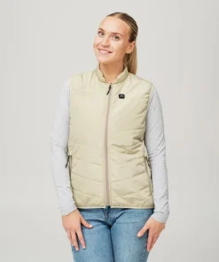 Heat Experience Women's Heated Everyday Vest Tidal Foam