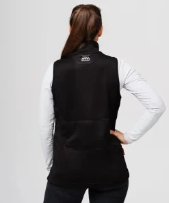 Heat Experience Women's HeatX Heated Fleece Vest Black