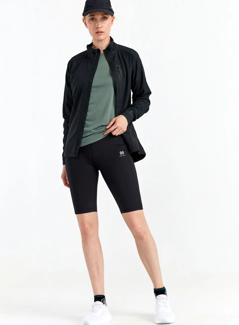 Hellner Mustavaara Short Tights Women Jet Black