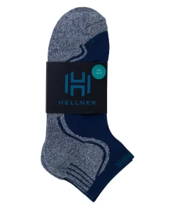 Hellner Shaftless Tech Run Sock Dress Blues