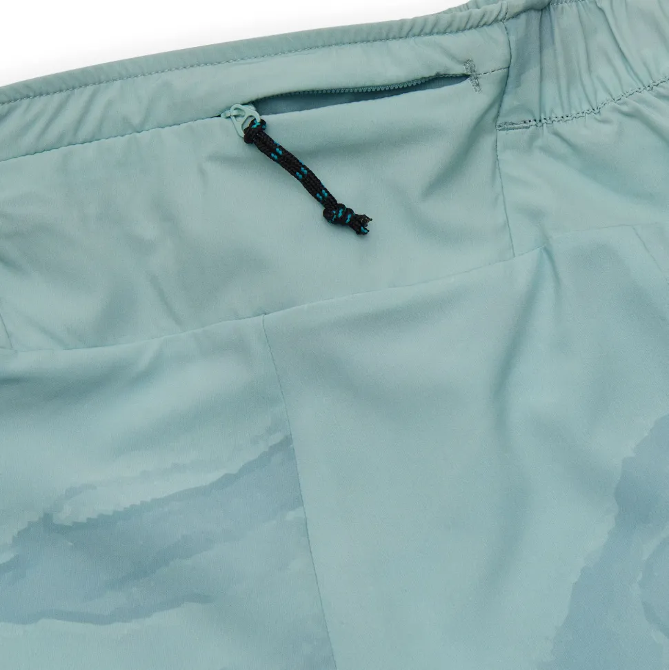 Hellner Women's Aras Running Shorts Blue Haze