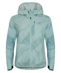 Hellner Women's Aras Running Jacket Blue Haze