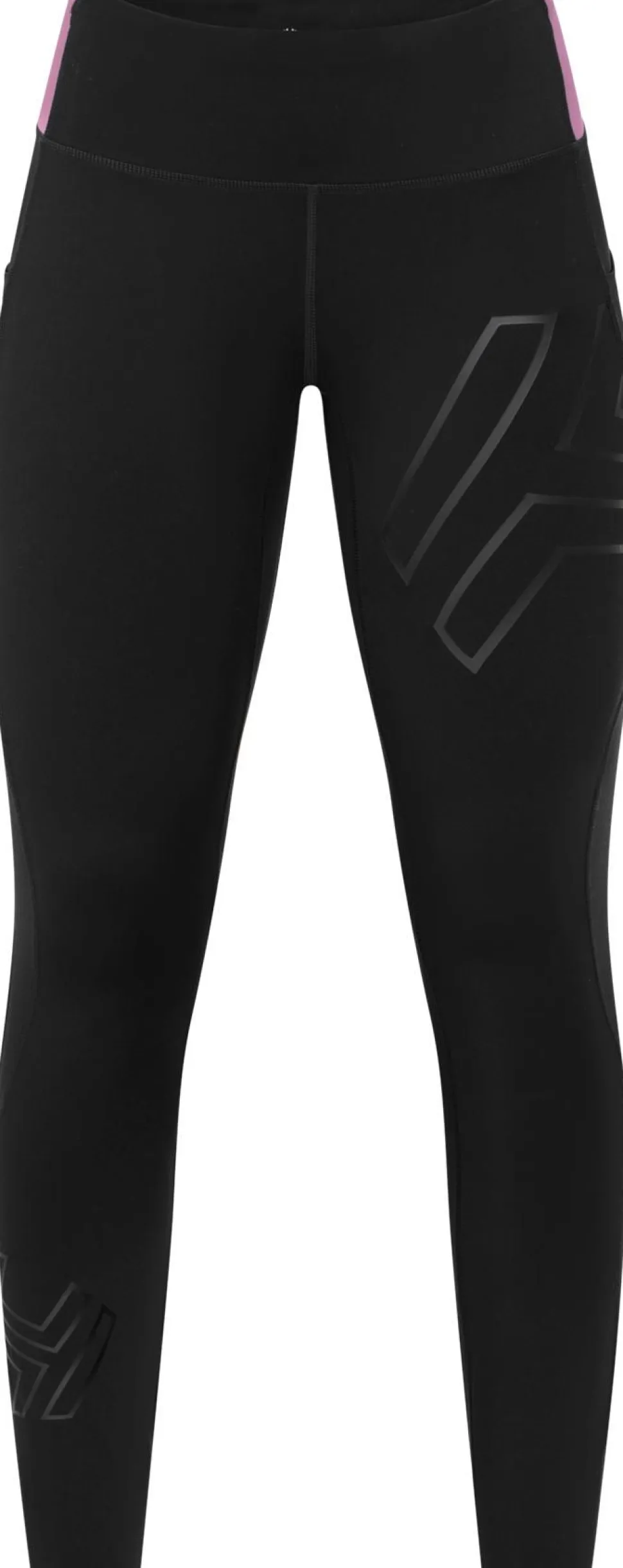 Hellner Women's Compression Full Length Tights Black Beauty