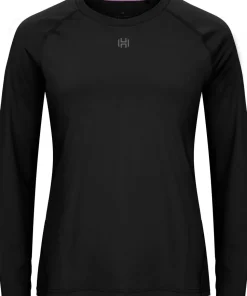 Hellner Women's Core Running Rn Long Sleeve Tee Black Beauty