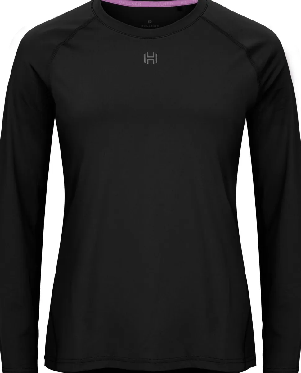 Hellner Women's Core Running Rn Long Sleeve Tee Black Beauty