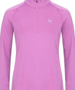 Hellner Women's Core Running Halfzip LS Tee Mulberry