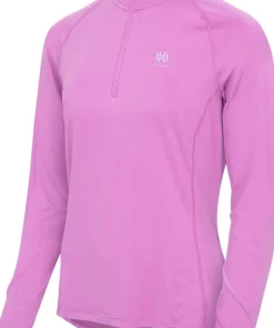 Hellner Women's Core Running Halfzip LS Tee Mulberry