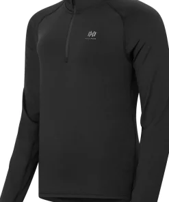 Hellner Women's Core Running Halfzip LS Tee Black Beauty