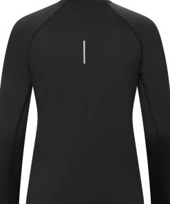 Hellner Women's Core Running Halfzip LS Tee Black Beauty