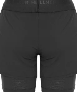 Hellner Women's Kelva 2-In-1 Running Long Tights Black Beauty/black Beauty