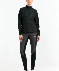 Hellner Women's Nautanen Winter Windblock Tights Phantom/Black Beauty
