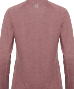 Hellner Women's Nunis Halfzip Long Sleeve Tee Rose Taupe