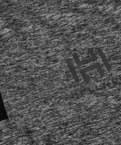 Hellner Women's Nunis Halfzip Long Sleeve Tee Black Beauty Melange