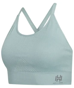 Hellner Women's Seamless Tech Sport Bra Blue Haze