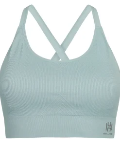 Hellner Women's Seamless Tech Sport Bra Blue Haze