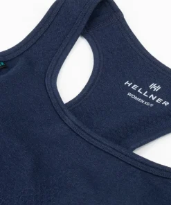 Hellner Women's Wool Tech Seamless Bra Dress Blues