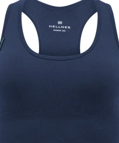 Hellner Women's Wool Tech Seamless Bra Dress Blues