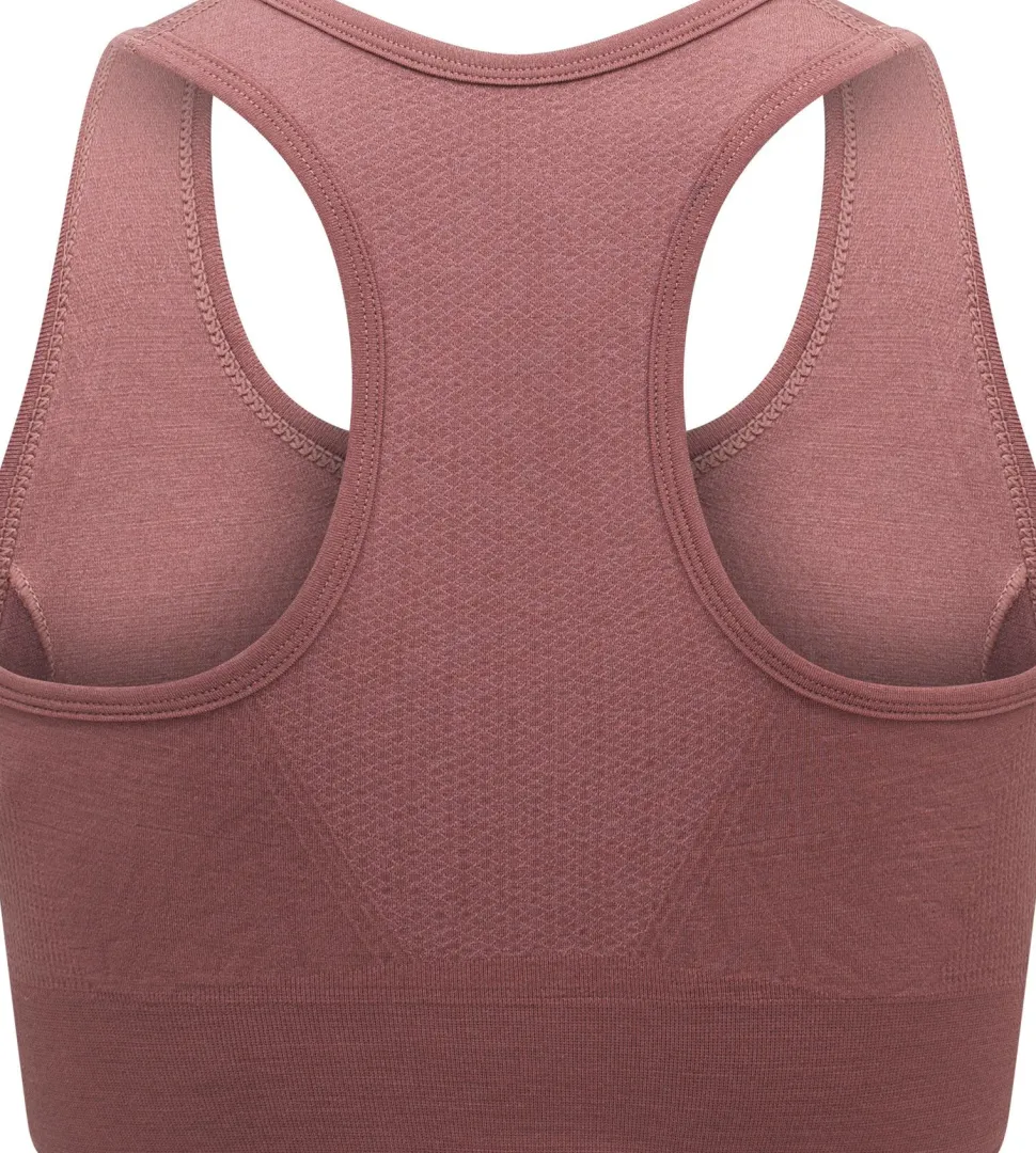 Hellner Women's Wool Tech Seamless Bra Burlwood