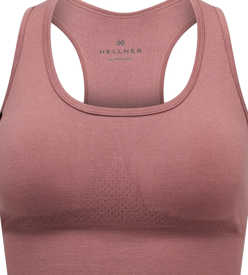 Hellner Women's Wool Tech Seamless Bra Burlwood