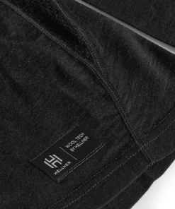 Hellner Women's Wool Tech Base Layer Long Sleeve Black Beauty