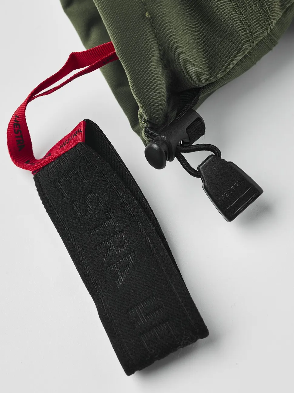 Hestra Army Leather Heli Ski 3-Finger Olive