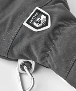 Hestra Army Leather Heli Ski 5-finger Grey