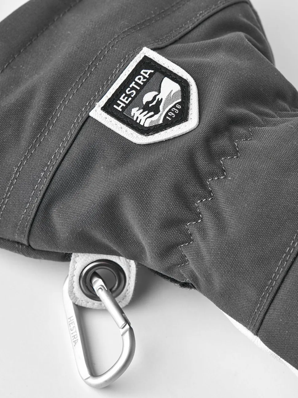 Hestra Army Leather Heli Ski 5-finger Grey