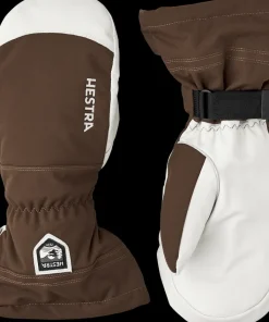 Hestra Army Leather Heli Ski Mitt Espresso