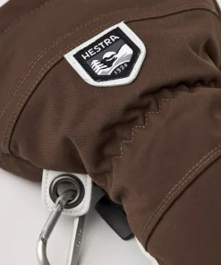 Hestra Army Leather Heli Ski 5-finger Espresso