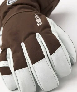 Hestra Army Leather Heli Ski 5-finger Espresso