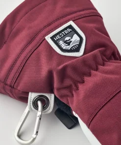 Hestra Army Leather Heli Ski 5-finger Bordeaux