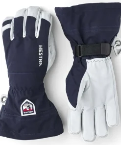 Hestra Army Leather Heli Ski 5-finger Marine