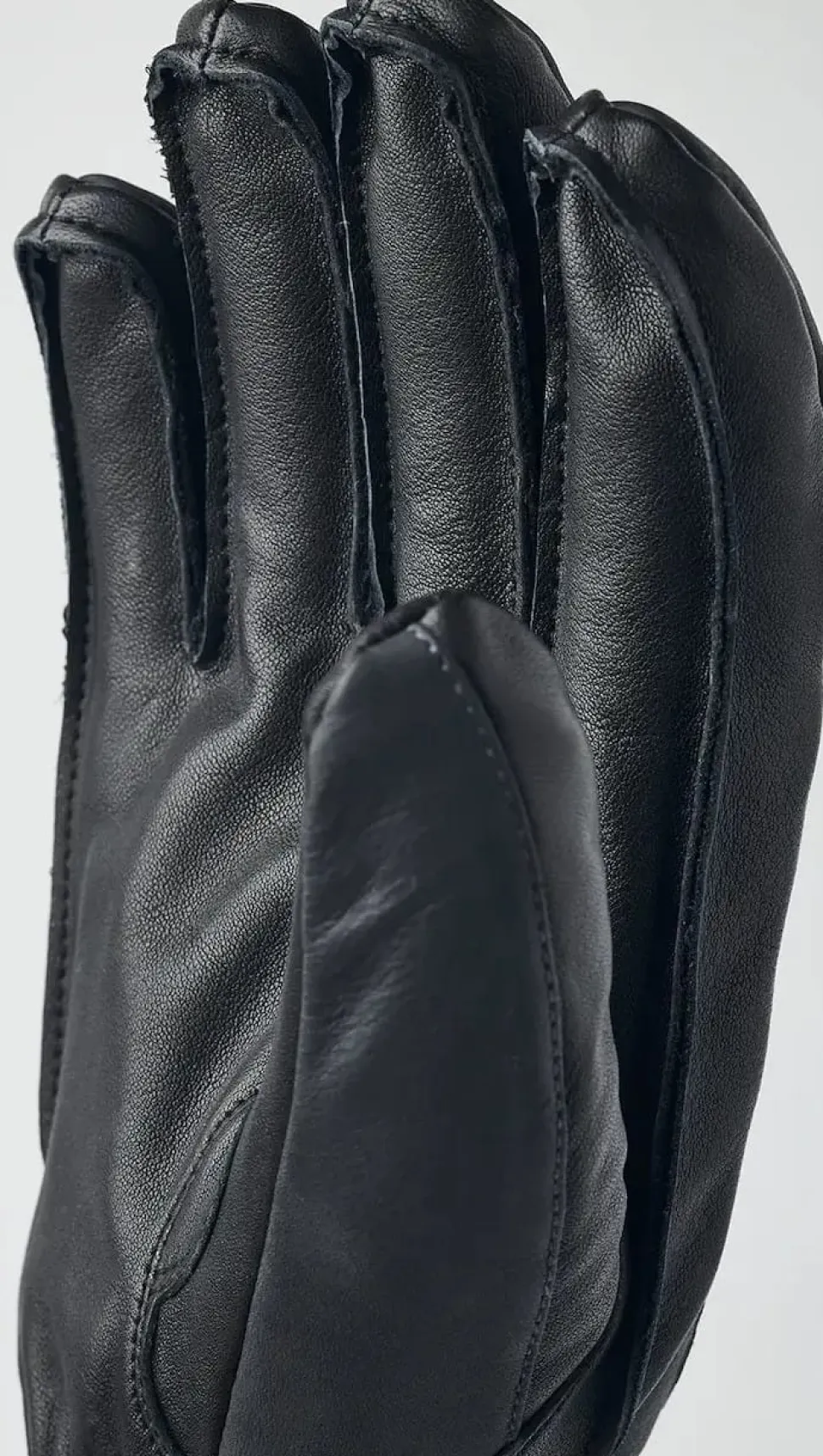 Hestra Army Leather Wool Terry 5-Finger Grey