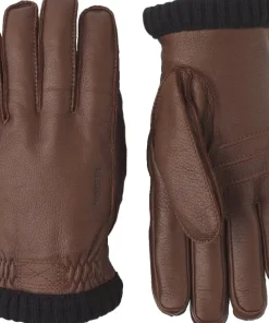 Hestra Deerskin Primaloft Rib Chocolate