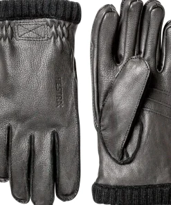 Hestra Deerskin Primaloft Rib Black