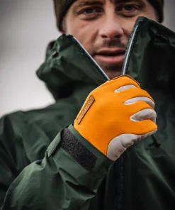 Hestra Ergo Grip Active Wool Terry - 5 Finger Orange/Off White