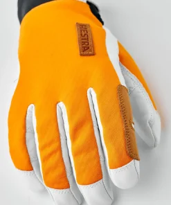 Hestra Ergo Grip Active Wool Terry - 5 Finger Orange/Off White