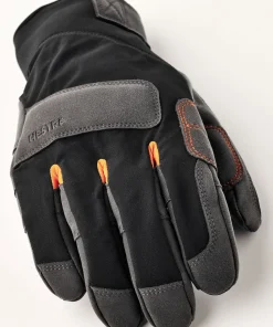 Hestra Ergo Grip Delta HDry - 5 Finger Black/Dark Grey