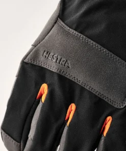 Hestra Ergo Grip Delta HDry - 5 Finger Black/Dark Grey