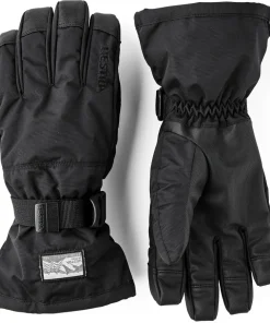 Hestra Gauntlet Sr. - 5 Finger Black/Black