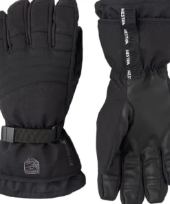 Hestra GORE-TEX Perform 5 Finger Black/Black