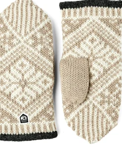Hestra Nordic Wool Mitt Beige/Offwhite