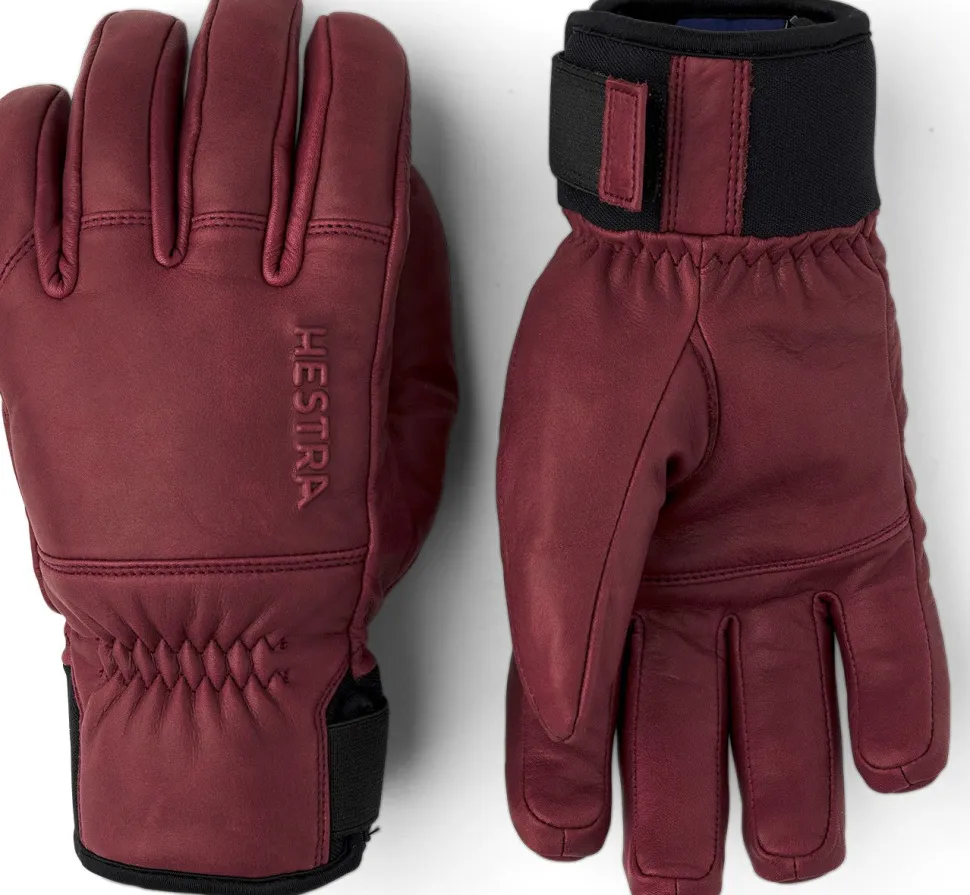 Hestra Omni - 5 Finger Bordeaux