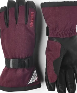 Hestra Powder Gauntlet 5-Finger Bordeaux