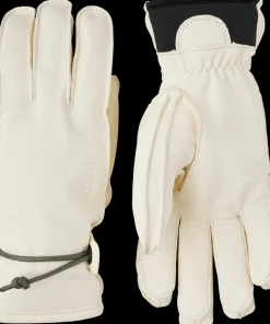 Hestra Wakayama 5-Finger Almond White/Almond White