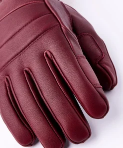Hestra Women's Fall Line - 5 Finger Bordeaux