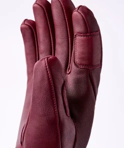 Hestra Women's Fall Line - 5 Finger Bordeaux